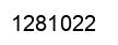 Number 1281022 black image