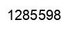 Number 1285598 black image