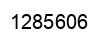 Number 1285606 black image