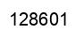 Número 128601 imagen negro