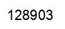 Number 128903 black image