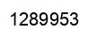 Number 1289953 black image