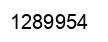 Number 1289954 black image