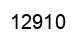 Número 12910 imagen negro