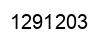 Number 1291203 black image