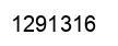 Number 1291316 black image