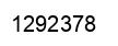 Number 1292378 black image