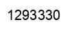 Number 1293330 black image