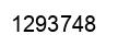 Number 1293748 black image