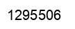 Number 1295506 black image