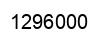 Number 1296000 black image