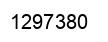 Number 1297380 black image