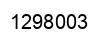 Number 1298003 black image