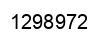 Number 1298972 black image
