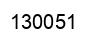 Número 130051 imagen negro