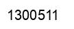 Number 1300511 black image