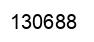 Número 130688 imagen negro
