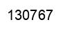Número 130767 imagen negro