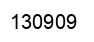 Number 130909 black image
