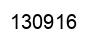 Número 130916 imagen negro