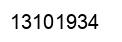 Número 13101934 imagen negro