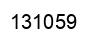 Number 131059 black image