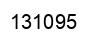 Number 131095 black image