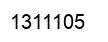 Number 1311105 black image