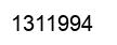 Number 1311994 black image