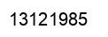 Número 13121985 imagen negro
