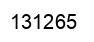 Número 131265 imagen negro