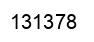 Number 131378 black image