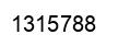 Number 1315788 black image