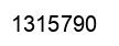 Number 1315790 black image