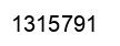Number 1315791 black image