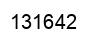 Number 131642 black image