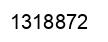 Number 1318872 black image