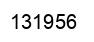 Number 131956 black image