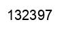 Number 132397 black image