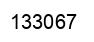 Number 133067 black image