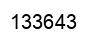 Número 133643 imagen negro