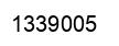 Number 1339005 black image