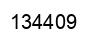 Número 134409 imagen negro