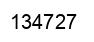 Number 134727 black image