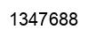 Number 1347688 black image