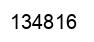 Number 134816 black image