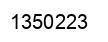 Number 1350223 black image