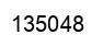Number 135048 black image