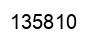 Número 135810 imagen negro