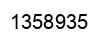 Number 1358935 black image